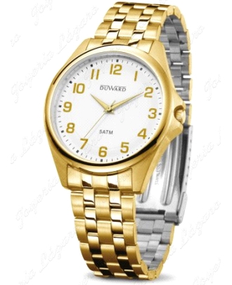 DUWARD RELOJ CAB. DORADO/BLANCO ELEGANCE NKECHA                                                     