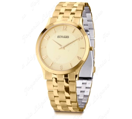 DUWARD RELOJ CAB. DORADO ELEGANCE MTINDO