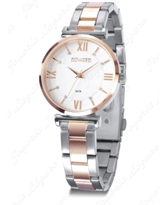 DUWARD RELOJ SRA. BICOLOR ROSA/BLANCO+CIRCO LADY DONNA                                              