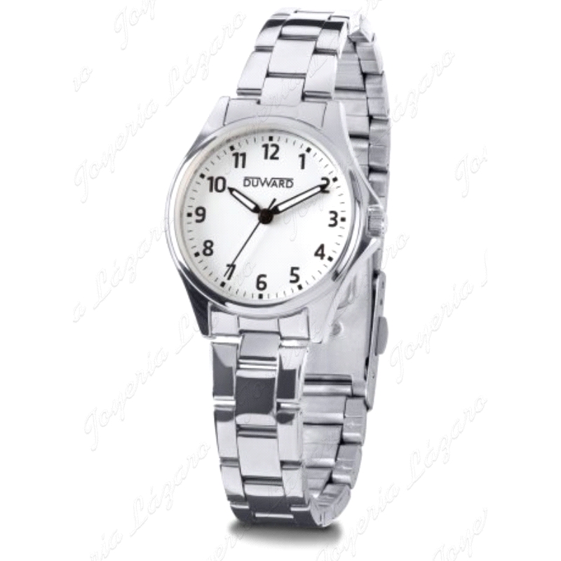 DUWARD RELOJ SRA. ACERO/BLANCO ELEGANCE STIVOLL                                                     