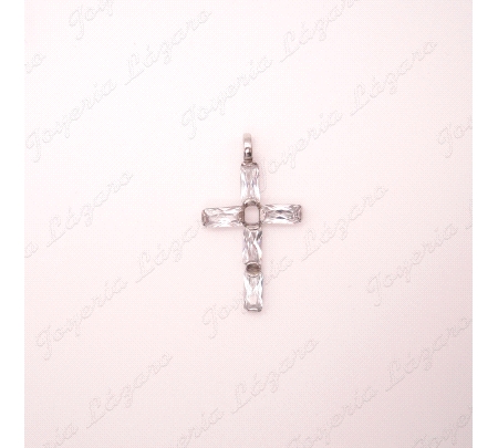 PLATA/SWAROVSKI CRUZ BAGUETTE
