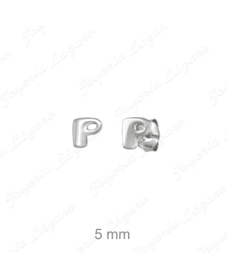 PEND. PRES.. PLATA LETRA LISA P 5MM                                                                 