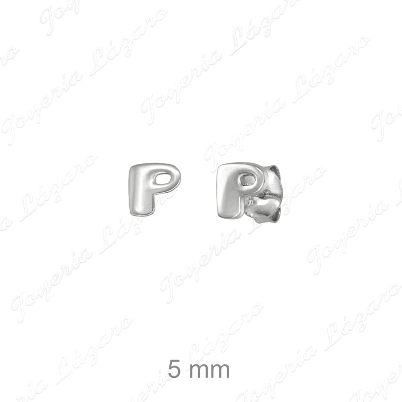 PEND. PRES.. PLATA LETRA LISA P 5MM                                                                 