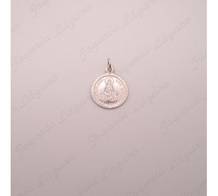 MEDALLA PLATA VIRGEN DEL MAR 14MM