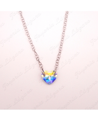 PLATA GARG. SWAROVSKI CORAZON  TRANS 16M                                                            