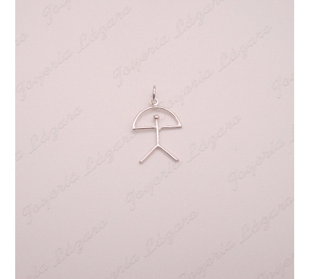 COLGANTE PLATA INDALO TUBO GRD.