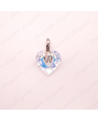 PLATA COLG. SWAROVSKI CORAZON TALADRO 17                                                            