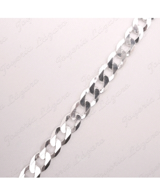 CADENA 60 CM. PLATA BARBADA 6MM                                                                     