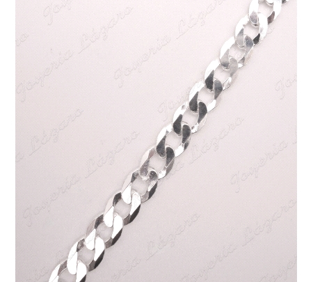 CADENA 60 CM. PLATA BARBADA 6MM