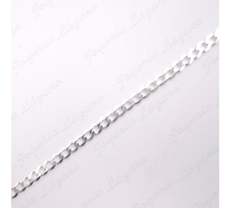 CADENA 45 CM. PLATA FORZADA  2MM