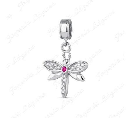 ABALORIO PLATA A TU LADO LIBÉLULA TALISMAN LIBELULA