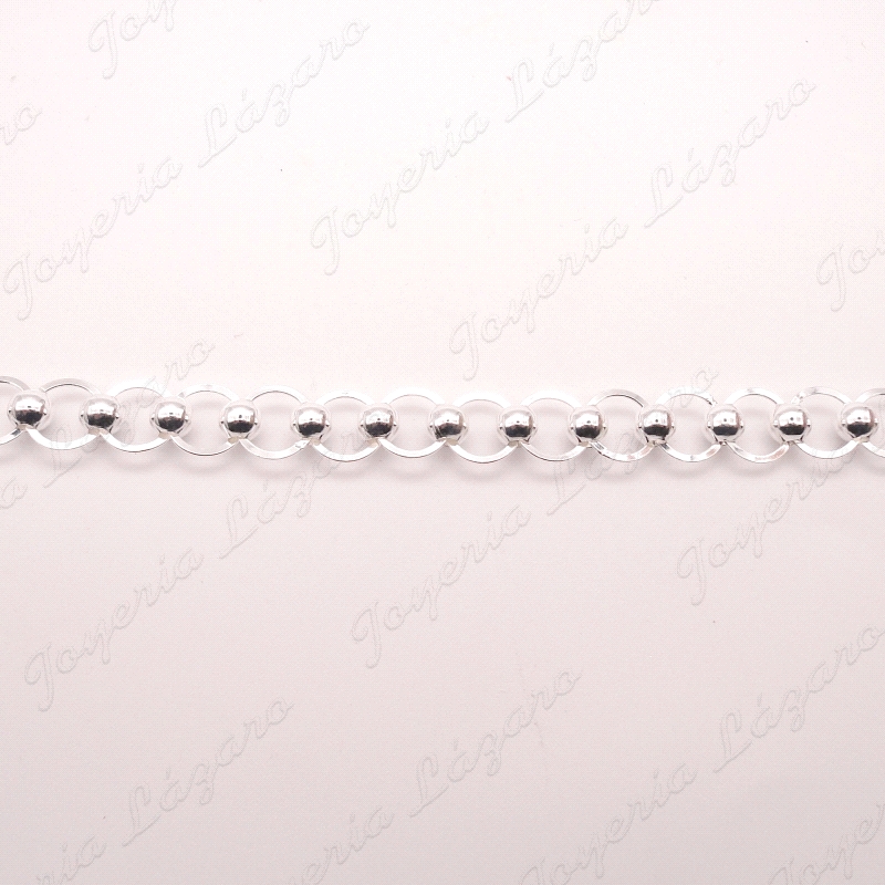 PULSERA  PLATA LEY BOLAS PLACARI                                                                    