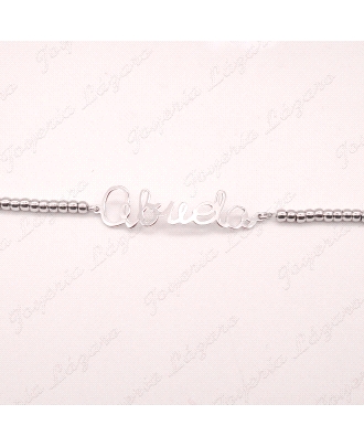 PULSERA PLATA AQBUELA                                                                               