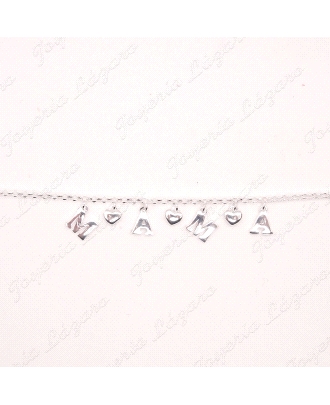 PULSERA PLATA MAMA 3 CORAZONES                                                                      