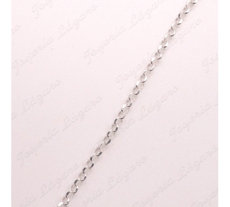 CADENA 45 CM. PLATA ROLO FINA