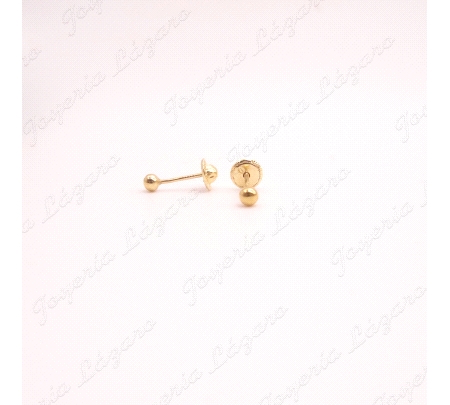 ORO 18 KTS PEND. TORN. BOLA 3MM
