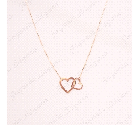 GARGANTILLA ORO 18 KTS DOAS CORZONES 16X12MM 42CM+3