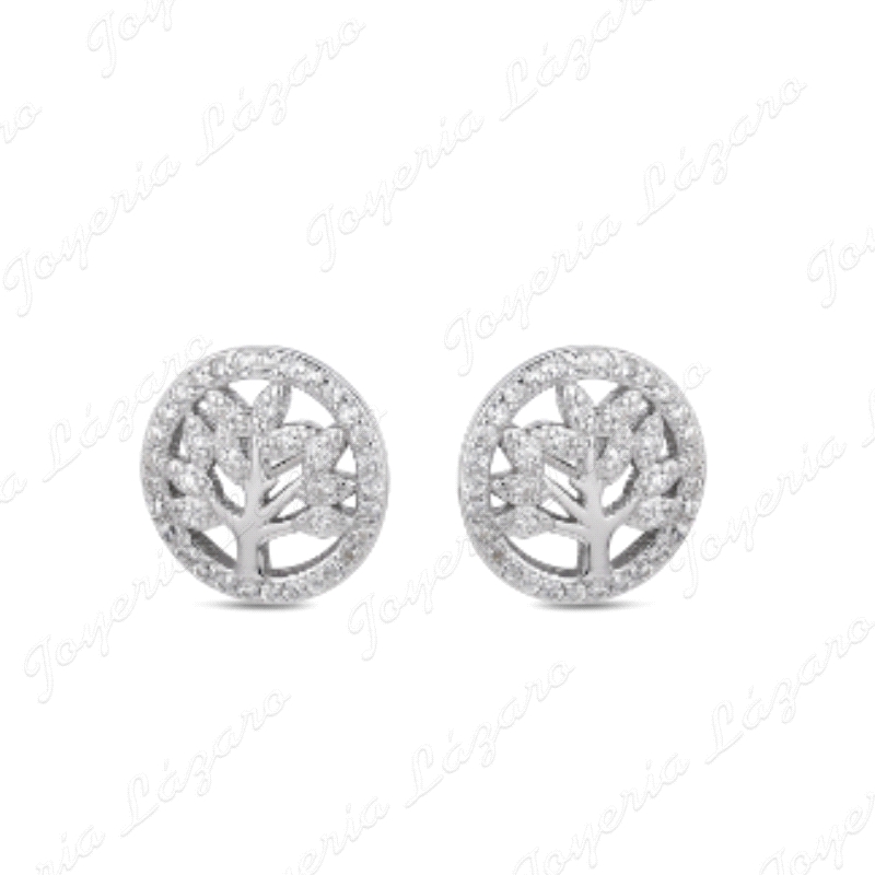 PEND. PLATA RODIADA ARBOL VIDA 1MM CIRCONITAS                                                       