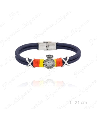 PULSERA ACERO POLICIA NACIONAL                                                                      