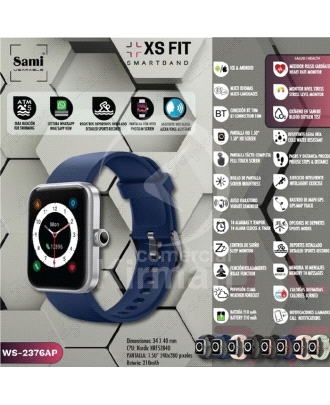 SAMI SMART WATCH XS FIT  AZUL                                                                       