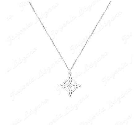 GARGANTILLA ACERO NUDO DE BRUJA ACERO