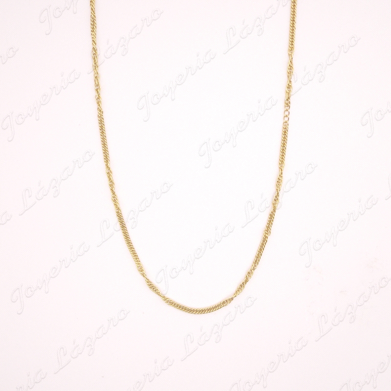 CADENA 50 CM. ORO 18KT OCASION SINGAPUR                                                             