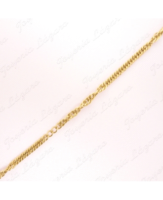 CADENA 50 CM. ORO 18KT OCASION SINGAPUR                                                             