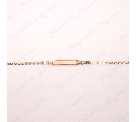 PULSERA 18KT BIC.ESCLAVA BEBÉ 2º POSTURA                                                            