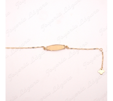PULSERA/PLACA 18KTS NIÑ@                                                                            