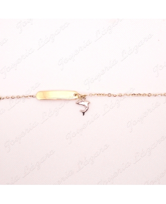 PULSERA/PLACA 18KTS NIÑ@                                                                            