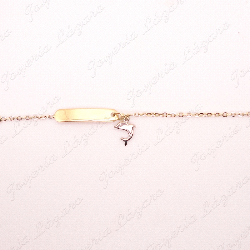 PULSERA/PLACA 18KTS NIÑ@                                                                            