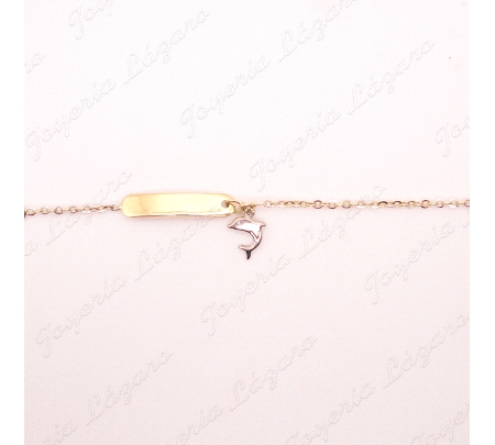 PULSERA/PLACA 18KTS NIÑ@                                                                            