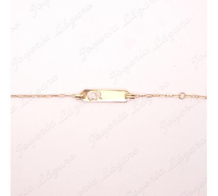 PULSERA/PLACA 18KTS NIÑ@                                                                            