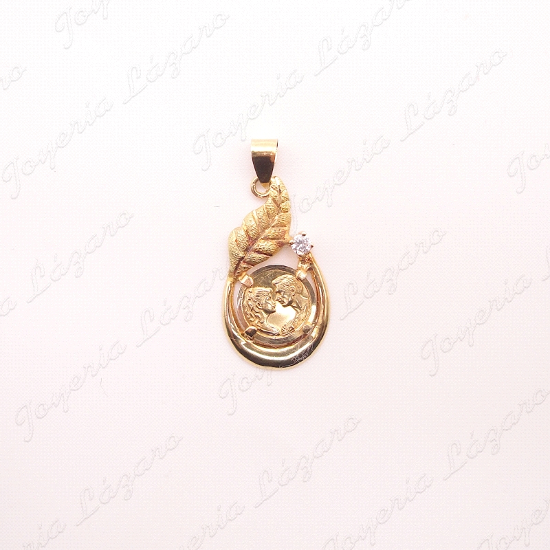 COLGANTE ORO18KT,PAREJA,AMOR                                                                        