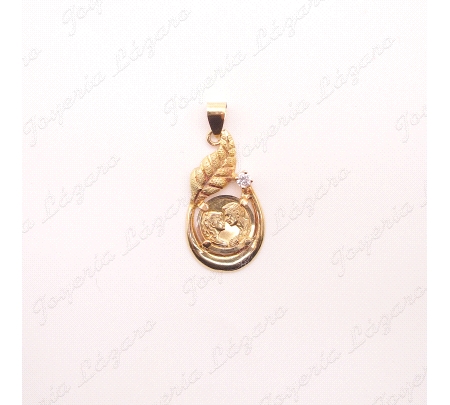 COLGANTE ORO18KT,PAREJA,AMOR
