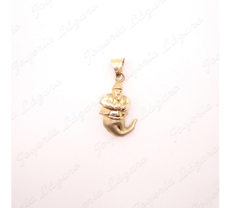 COLGANTE 18KTS ALADINO                                                                              