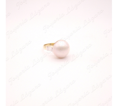 ORO 18 KTS SORTIJA JAPONESA BIC.