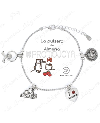 PULSERA PLATA  ERES LO MAS PROVINCIA ALMERIA                                                        