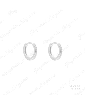 PEND. AROS PLATA CIRCONITA | O12MM                                                                  