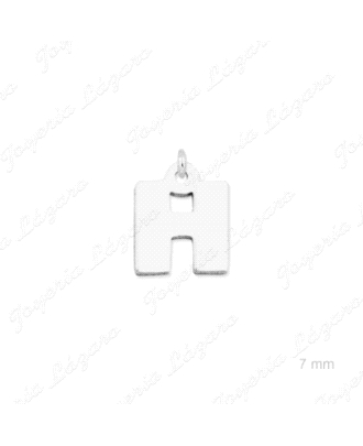 COLGANTE PLATA CHARMS LETRA H                                         