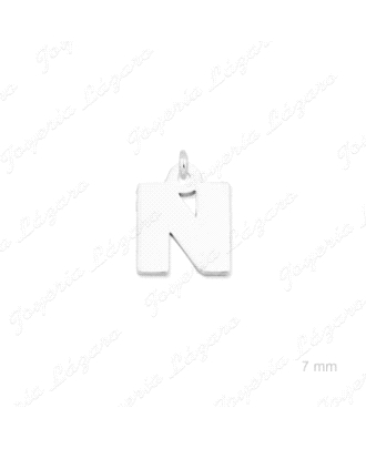 COLGANTE PLATA CHARMS LETRA N                                         