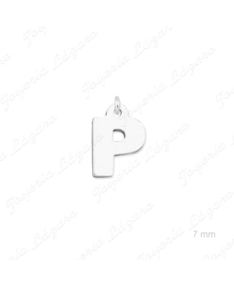 COLGANTE PLATA CHARMS LETRA P                                         