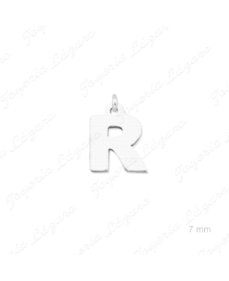 COLGANTE PLATA CHARMS LETRA R                                         