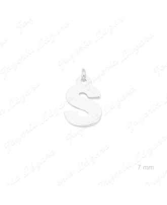 COLGANTE PLATA CHARMS LETRA S                                         