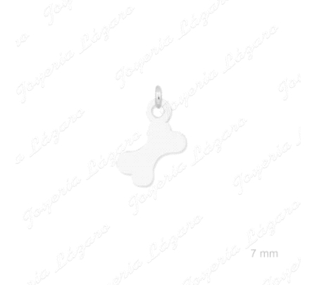 COLGANTE PLATA CHARMS HUESO