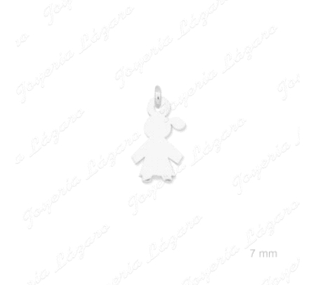 COLGANTE PLATA CHARMS NIÑA