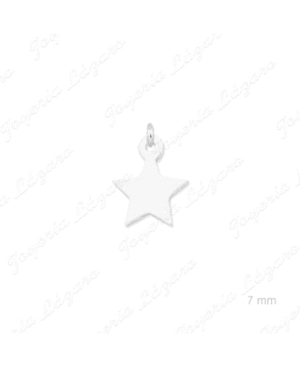 COLGANTE PLATA CHARMS ESTRELLA                                                                      