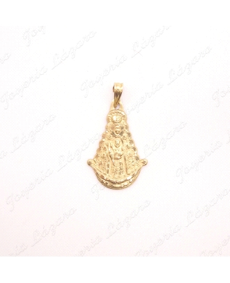 MEDALLA ORO 18 KTS VIRGEN DEL ROCIO BUSTO 18x21mm                                                   