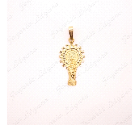 MEDALLA ORO 18 KTS V.PILAR 30MM