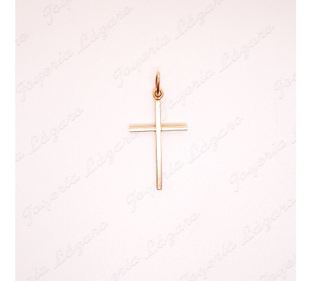 CRUZ ORO 18KT OCASION SIN CRISTO CUADRADA